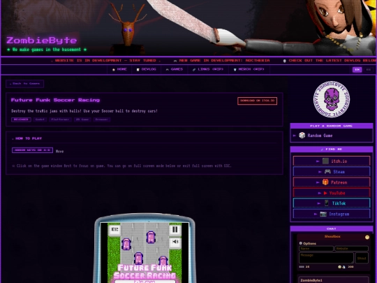 game-future-funk-soccer-racing screenshot