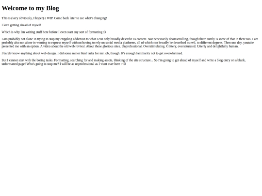 blog screenshot