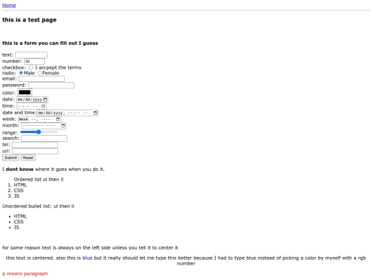 test screenshot