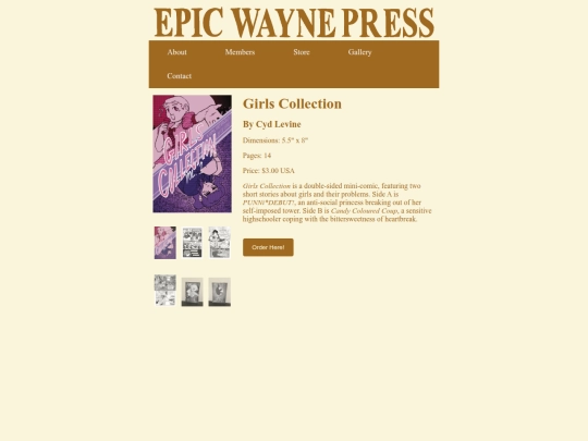 store/girls_collection screenshot