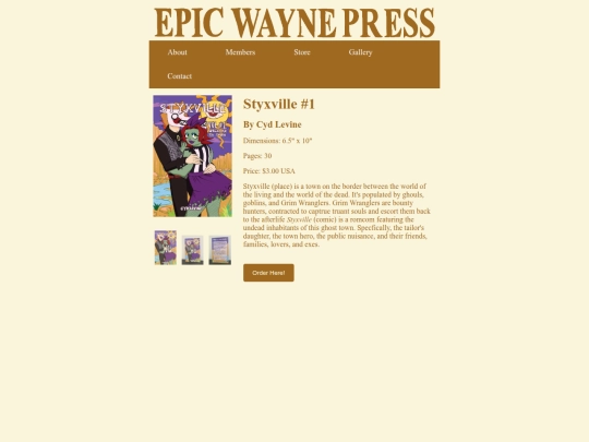 store/styxville screenshot