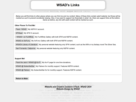 Links screenshot