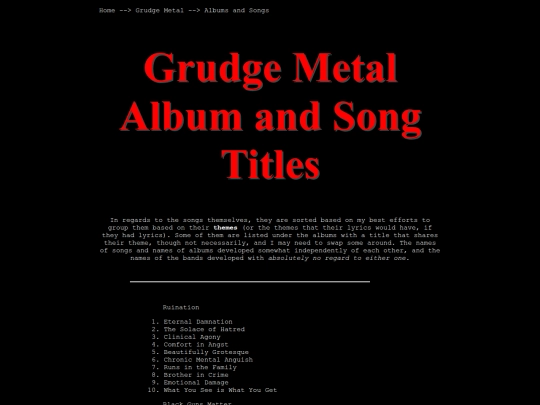 grudge_metal/albums screenshot