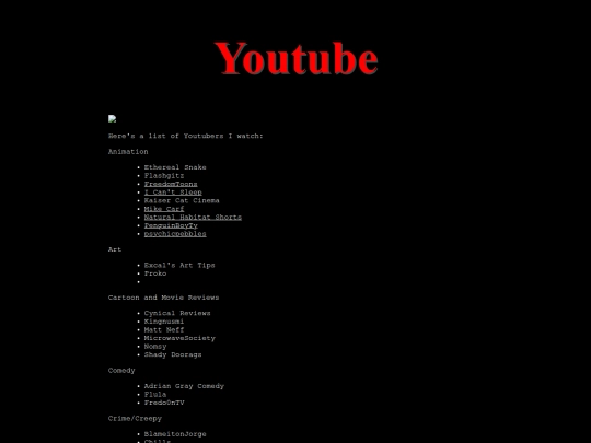 hobbies-and-intrests/youtube_channels screenshot