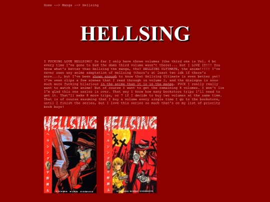 manga/hellsing screenshot