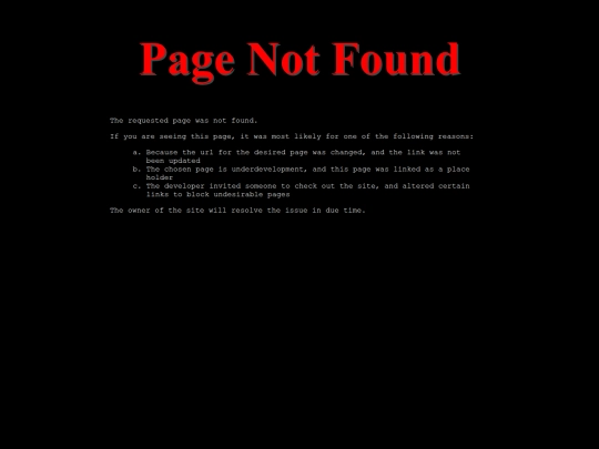 not_found screenshot