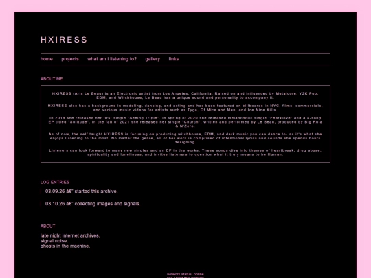 projects screenshot