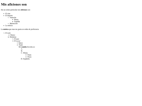 Práctica1/weblista screenshot