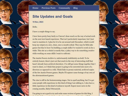 blog/posts/2023-11-19-Site-Updates-and-Goals screenshot