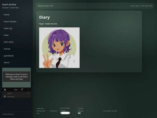 diary screenshot