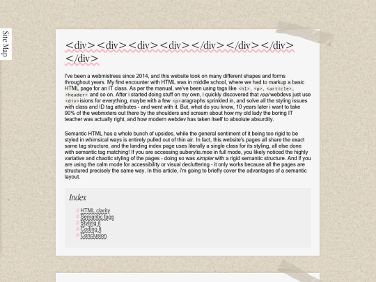 webtut/semantichtml screenshot