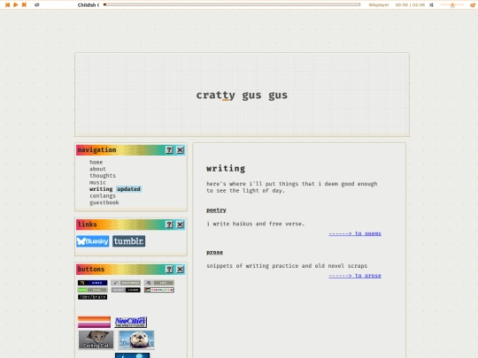 writing screenshot