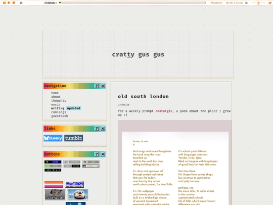 writing/poetry/old-south-london screenshot