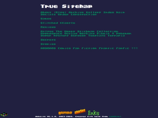 links screenshot