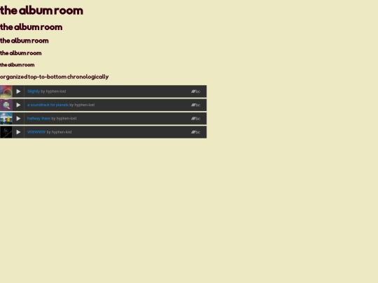 secret/album_room screenshot