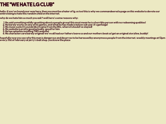 secret/lghateclub screenshot