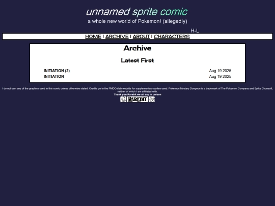 stories/comics/sprite/archive screenshot