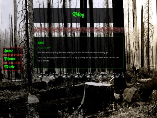 blog screenshot