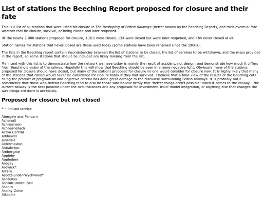 beeching screenshot