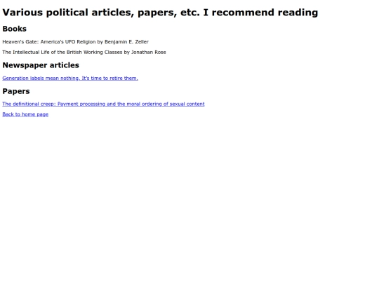 politicalarticlerecs screenshot