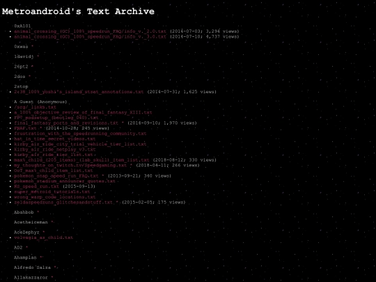 text-archive screenshot