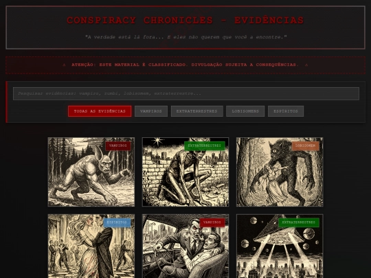 evidências/evidencias screenshot