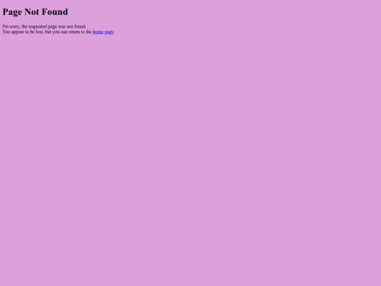 not_found screenshot
