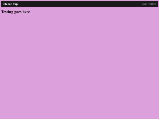 test screenshot