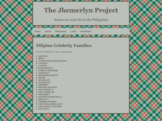 celebfamilies screenshot