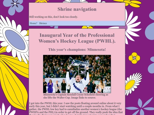 shrine/pwhl1 screenshot
