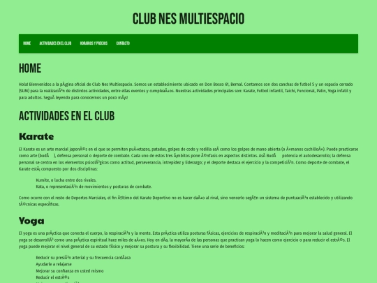 clubnes screenshot