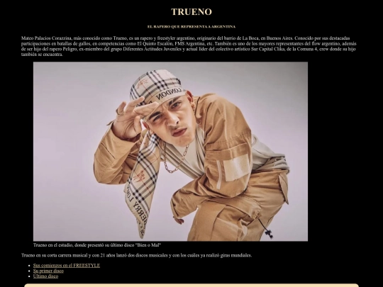 tp 2a prueba/trueno css screenshot