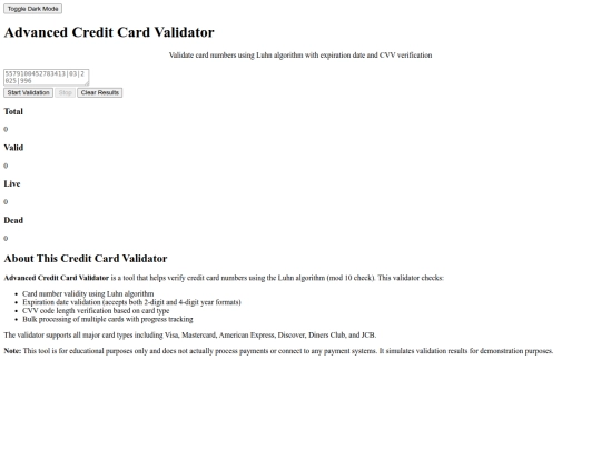ccchecker screenshot