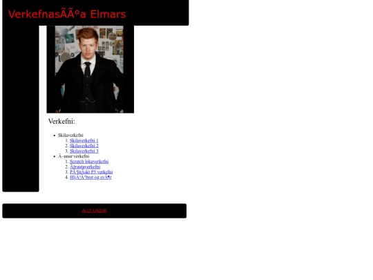 index screenshot