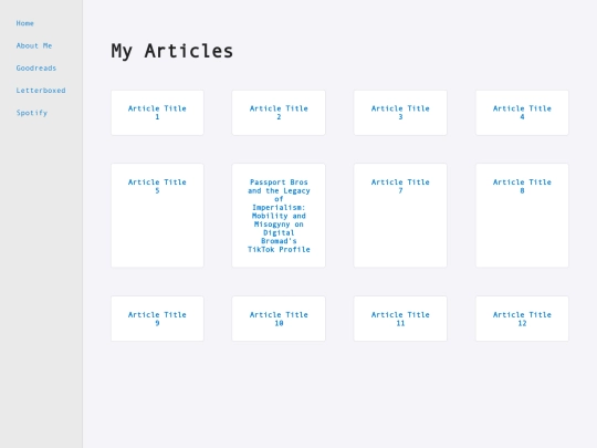 articles screenshot
