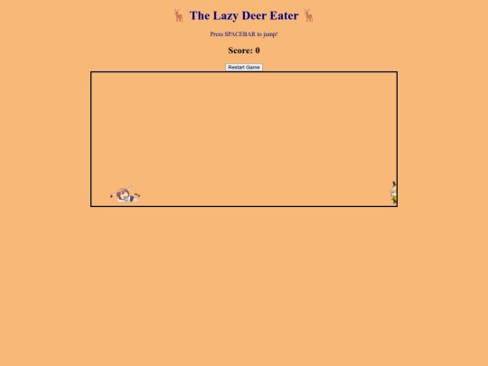 JavaScript/GAMES/Runner_Game screenshot