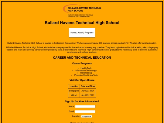 Web-Design/BullardOpenHouseStyled screenshot