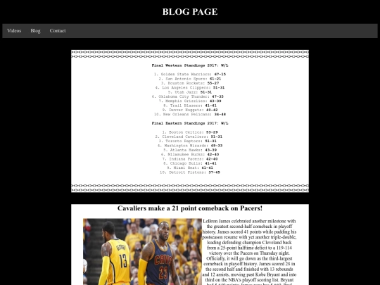 blog screenshot