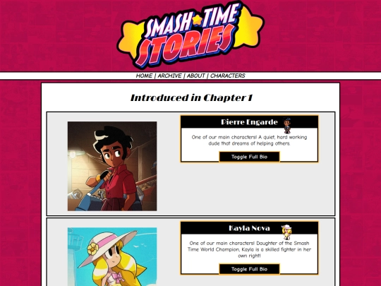 characters screenshot
