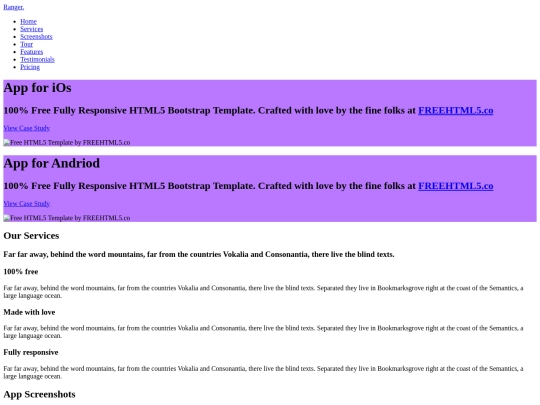 index screenshot