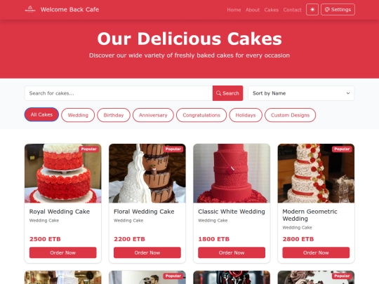 cakes screenshot