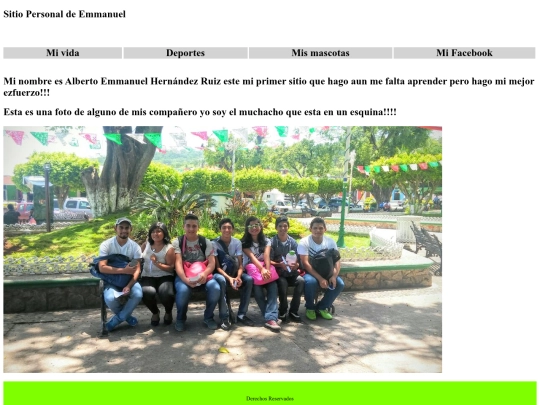 MiSitio2 screenshot
