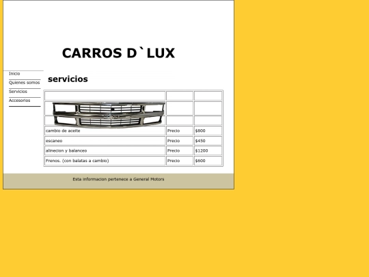 paginas/Piesas Nuevas screenshot