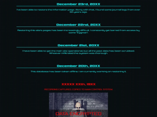 log screenshot