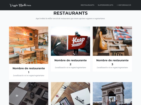 restaurants screenshot