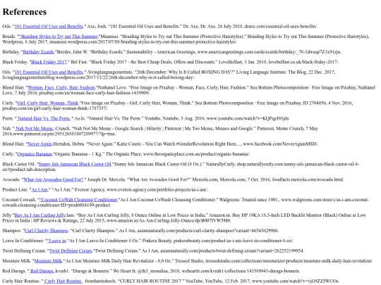 project/references screenshot