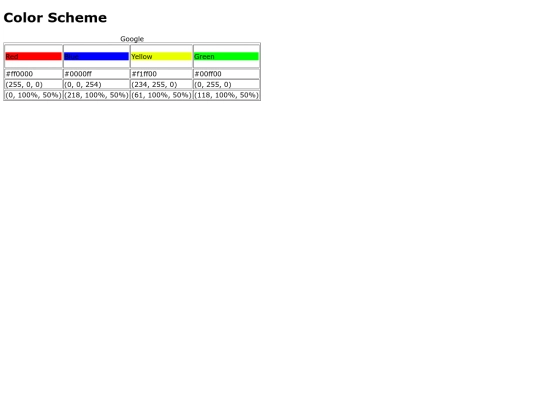 color screenshot