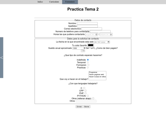 form screenshot