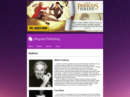 author screenshot