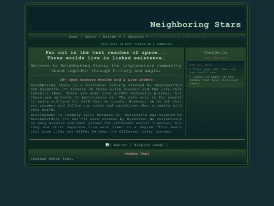 index screenshot
